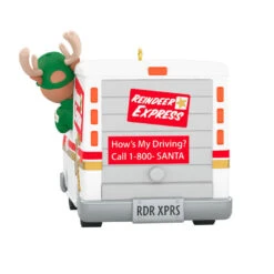 Hallmark Grandma Got Run Over By A Reindeer Musical Ornament 14 Hallmark Grandma Got Run Over By A Reindeer Musical Ornament -Hallmark Decoration Store Reindeer Express Delivery Truck Keepsake Ornament 2199QGO2639 06
