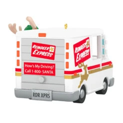 Hallmark Grandma Got Run Over By A Reindeer Musical Ornament 15 Hallmark Grandma Got Run Over By A Reindeer Musical Ornament -Hallmark Decoration Store Reindeer Express Delivery Truck Keepsake Ornament 2199QGO2639 08