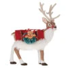 Hallmark Father Christmas's Reindeer Ornament 2 Hallmark Father Christmas's Reindeer Ornament -Hallmark Decoration Store Reindeer With Toy Sack Keepsake Ornament 2199QXE3287 01