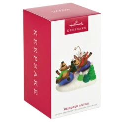 Hallmark Reindeer Antics Ornament -Hallmark Decoration Store Reindeer on Snow Tubes Keepsake Ornament 2499QGO2747 04