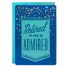 Hallmark 16" Retired And Admired Jumbo Retirement Card With Banner -Hallmark Decoration Store Retired Admired Retirement Card 1299CBG3022 01