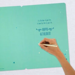 Hallmark 16" Retired And Admired Jumbo Retirement Card With Banner -Hallmark Decoration Store Retired Admired Retirement Card 1299CBG3022 06