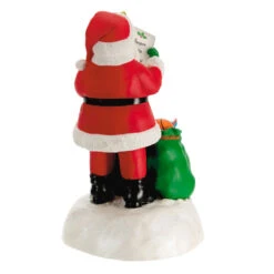 Hallmark Checking It Twice Ornament With Light And Sound -Hallmark Decoration Store Santa Checking His List Keepsake Ornament 2999QGO2657 06