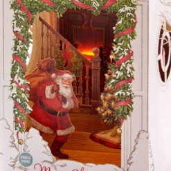 Hallmark Spirit Of Christmas Musical 3D Pop-Up Christmas Card With Light 17 Hallmark Spirit Of Christmas Musical 3D Pop-Up Christmas Card With Light -Hallmark Decoration Store Santa Shadow Box 3D PopUp Music Light Christmas Card 1099XOD4034 06