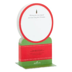 Hallmark Decoration Store -Hallmark Decoration Store Santa Sleigh Snowglobe 3D PopUp Music Motion Christmas Card 1299XOD9985 02