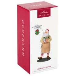 Hallmark Toymaker Santa Ornament -Hallmark Decoration Store Santa With Drone Keepsake Ornament 1999QXR8047 04