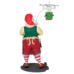 Hallmark Toymaker Santa Ornament -Hallmark Decoration Store Santa With Drone Keepsake Ornament 1999QXR8047 06