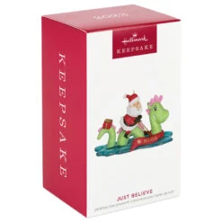 Hallmark Just Believe Ornament -Hallmark Decoration Store Santa on Loch Ness Monster Keepsake Ornament 2199QGO2859 04