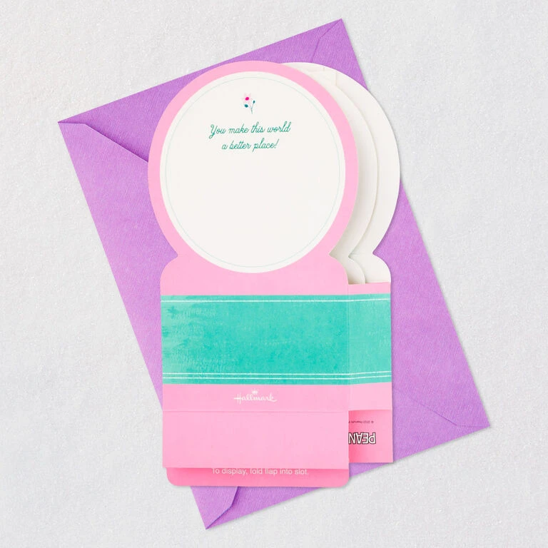 Hallmark Peanuts® Snoopy Snow Globe 3D Pop-Up Mother's Day Card With Motion 9 Hallmark Peanuts® Snoopy Snow Globe 3D Pop-Up Mother's Day Card With Motion - Image 7