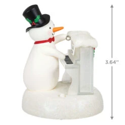 Hallmark Sing-Along Showman Snowman Musical Ornament 10 Hallmark Sing-Along Showman Snowman Musical Ornament -Hallmark Decoration Store Snowman at Piano Musical Keepsake Ornament 2099QGO2637 03
