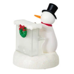 Hallmark Sing-Along Showman Snowman Musical Ornament 13 Hallmark Sing-Along Showman Snowman Musical Ornament -Hallmark Decoration Store Snowman at Piano Musical Keepsake Ornament 2099QGO2637 06