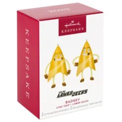Hallmark Star Trek™: Lower Decks Badgey Ornaments, Set Of 2 -Hallmark Decoration Store Star Trek Badgeys Keepsake Ornaments 1999QXI7027 04