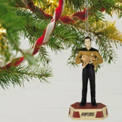 Hallmark Decoration Store -Hallmark Decoration Store Star Trek Data With Cat Keepsake Ornament 2299QXI7029 02