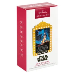 Hallmark Star Wars: A New Hope™ Now Showing Ornament With Light -Hallmark Decoration Store Star Wars Movie Poster Keepsake Ornament 2499QXI7149 04