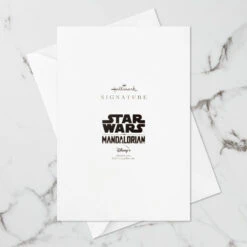 Hallmark Star Wars: The Mandalorian™ Grogu™ Warm Wishes 3D Pop-Up Holiday Card -Hallmark Decoration Store Star Wars The Mandalorian Grogu 3D PopUp Holiday Card 1499XXH9985 09