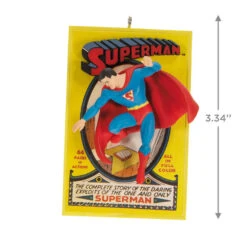 Hallmark DC™ 85th Anniversary Superman™ Ornament -Hallmark Decoration Store Superman Comic Book Keepsake Ornament 1999QXI6109 03