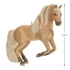 Hallmark Andalusian Dream Horse Ornament 10 Hallmark Andalusian Dream Horse Ornament -Hallmark Decoration Store Tan Horse Keepsake Ornament 1799QGO2709 03