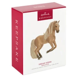 Hallmark Andalusian Dream Horse Ornament 11 Hallmark Andalusian Dream Horse Ornament -Hallmark Decoration Store Tan Horse Keepsake Ornament 1799QGO2709 04