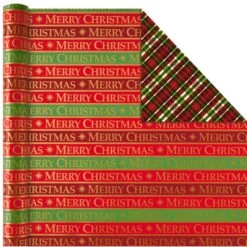 Hallmark Traditional Christmas 4-Pack Reversible Wrapping Paper Rolls, 150 Sq. Ft. -Hallmark Decoration Store Traditional Christmas 4Pack Reversible Wrapping Paper Rolls 150 sq ft root 5JXW1738 JXW1738 1470 3.jpg Source Image