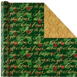 Hallmark Traditional Christmas 4-Pack Reversible Wrapping Paper Rolls, 150 Sq. Ft. -Hallmark Decoration Store Traditional Christmas 4Pack Reversible Wrapping Paper Rolls 150 sq ft root 5JXW1738 JXW1738 1470 5.jpg Source Image
