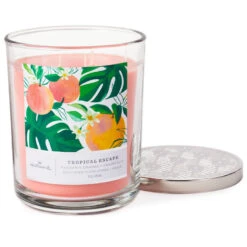 Hallmark Tropical Escape 3-Wick Jar Candle, 16 Oz. 7 Hallmark Tropical Escape 3-Wick Jar Candle, 16 Oz. -Hallmark Decoration Store Tropical Escape 3Wick Jar Candle 1BGC1051 03