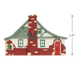 Hallmark Nostalgic Houses And Shops Traditional Tudor 2023 Ornament -Hallmark Decoration Store Tudor House Keepsake Ornament 2399QXR8129 03