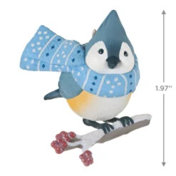 Hallmark Cozy Critters Ornament -Hallmark Decoration Store Tufted Timouse in Scarf Keepsake Ornament 1499QXR8019 03