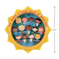 Hallmark UNICEF Every Color Of Amazing Papercraft Ornament -Hallmark Decoration Store UNICEF Children of World Keepsake Ornament 1999QXI7497 03