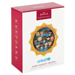 Hallmark UNICEF Every Color Of Amazing Papercraft Ornament -Hallmark Decoration Store UNICEF Children of World Keepsake Ornament 1999QXI7497 04