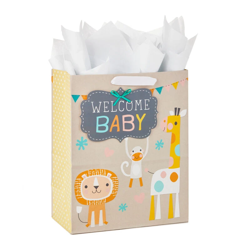 Hallmark 13" Welcome Baby 3-Pack Assorted Gift Bags With Tissue 9 Hallmark 13" Welcome Baby 3-Pack Assorted Gift Bags With Tissue - Image 7