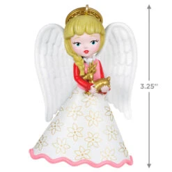 Hallmark Heirloom Angels Ornament 10 Hallmark Heirloom Angels Ornament -Hallmark Decoration Store White Pink Angel Keepsake Ornament 1699QXR8197 03