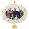 Hallmark A Beautiful Year 2023 Metal Photo Frame Ornament -Hallmark Decoration Store White Wreath Picture Frame Keepsake Ornament 1999QGO2617 01
