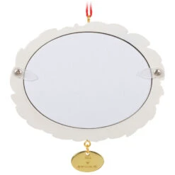 Hallmark A Beautiful Year 2023 Metal Photo Frame Ornament -Hallmark Decoration Store White Wreath Picture Frame Keepsake Ornament 1999QGO2617 06