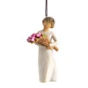 Willow Tree Girl With Tulip Bouquet 2023 Ornament, 4" -Hallmark Decoration Store Willow Tree Girl With Tulip Bouquet Ornament 28211 01