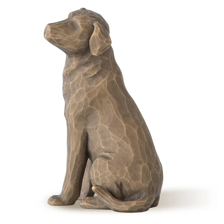 Willow Tree® Love My Dog Figurine, Brown 2 Willow Tree® Love My Dog Figurine, Brown