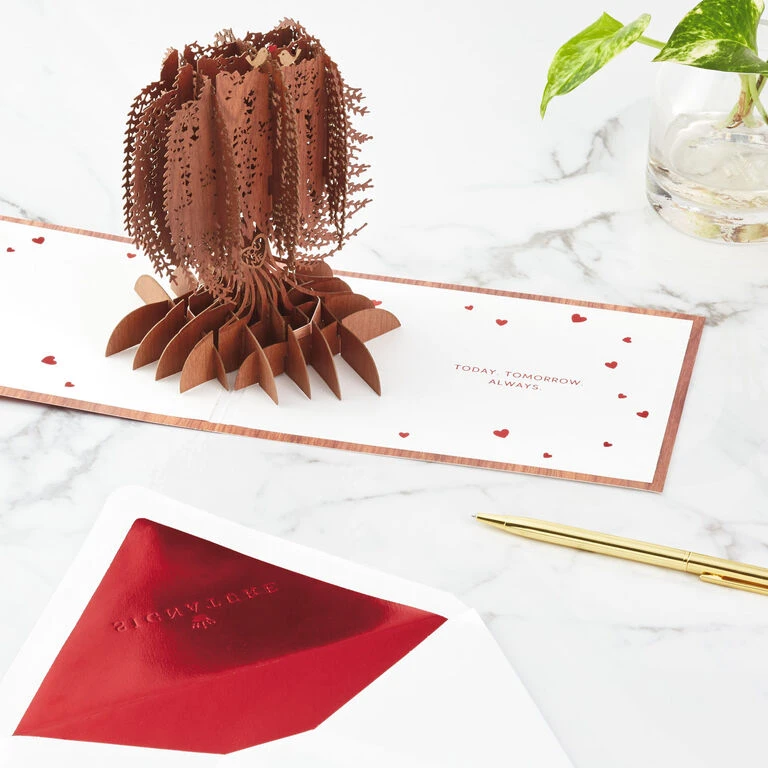 Hallmark Willow Tree You And Me Always 3D Pop-Up Love Card 8 Hallmark Willow Tree You And Me Always 3D Pop-Up Love Card - Image 6