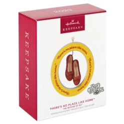 Hallmark The Wizard Of Oz™ There's No Place Like Home™ Porcelain Ornament -Hallmark Decoration Store Yellow Brick Road Ruby Slippers Keepsake Ornament 2999QXI6297 04