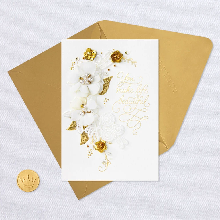 You Make Life Beautiful Anniversary Card 7 You Make Life Beautiful Anniversary Card - Image 5