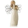 Willow Tree® Angel Of Friendship Animal Lover Figurine -Hallmark Decoration Store willow tree angel of friendship animal lover figurine root 26011 1470 1
