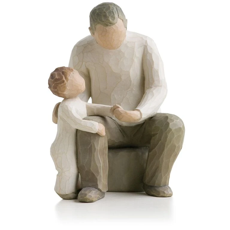 Willow Tree® Grandfather Grandchild Figurine 3 Willow Tree® Grandfather Grandchild Figurine